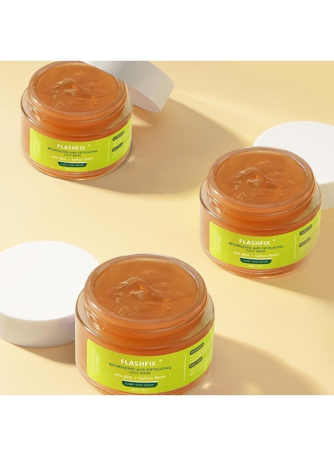 Conscious Chemist® Exfoliating Face Mask For Oily Acne Prone Skin with Salicylic, Glycolic Acid & Saffron Petals | Removes Blackheads, Anti Acne, De-Tan | Vegan & Cruelty Free | 50 gm - Image 3